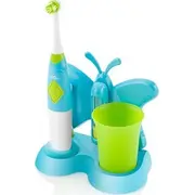 Eta Toothbrush with water cup and holder Sonetic  1294 90080 For kids Blue/ green 2 Number of brush heads included 8590393258840 Eta129490080 mutes higiēnai
