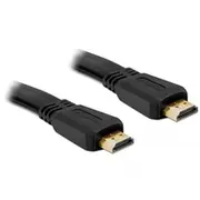 Hdmi Flachkabel Delock Ethernet A - St/St 2.00M 4K  82670 kabelis video audio