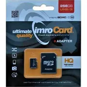 Imro Microsdxc 10/256Gb Uhs-3 Adp memory card Class 10  10/256G Uhs 3 2409499 Microsd10/256G Memory Card Microsdxc10/256Gb atmiņas karte