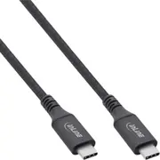Inline Usb4 Kabel  Usb Typ-C Stecker/Stecker 1M - schwarz 35901A Zuus-511 kabelis video audio