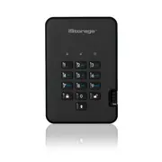 iStorage Hdd diskAshur2 1 Tb Black Is-Da2-256-1000-B  Is Da2 256 1000 B Ārējais cietais disks