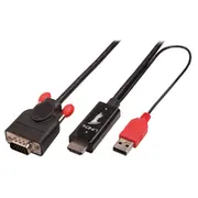 Kabel Hdmi an Vga aktiv  2M Stecker / 41456 aizsardzība ekrānam mobilajiem telefoniem