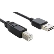 Kabel Usb Delock Easy-Usb  A-B M-M 2M Black 83359 kabelis