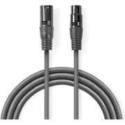 Kabelis Nedis Xlr M - F 0.5M 5412810295920  Coth15012Gy05 kabelis video audio