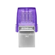 Kingston  Datatraveler Dt Micro Duo 3C 256 Gb Usb Type-C and Type-A Purple Dtduo3Cg3/256Gb Flash atmiņa