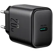 Ladetajs Joyroom Jr-Tcf20 Usb-C Pd20W melns  6956116722876 black Jr-Tcf20B iekārtas lādētājs