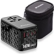 Lādētājs Verbatim Universal Travel Adapter 140W Gan Iii 023942321255  13686341 32125V iekārtas lādētājs