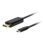 Lanberg Ca-Cmdp-10Cu-0018-Bk video cable adapter 1.8 m Usb Type-C Displayport Black  Ca Cmdp 10Cu 0018 Bk kabelis