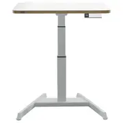 Leitz Ergo Sitz/Stehtisch hohenver. klein m.Rollen weis Aufstehereminder  65340001 4002432138371 6534-00-01 Ess-65340001 peles paliknis