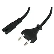 Lindy Clover power cable  2M black 30421 4002888304214 kabelis vads