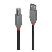 Lindy Usb 2.0 Kabel Typ A/B Anthra Line 2M  36673 kabelis vads