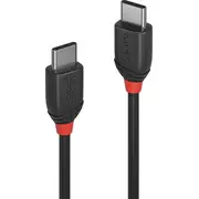 Lindy Usb 3.1 Kabel Typ C/C 3A Black Line M/M 0.5M  36905 kabelis