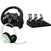 Logitech G920 Driving Force Racing Wheel  Astro A10 - White 991 000487 46344940 5099206119109 spēļu konsoles gampad