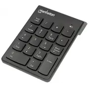Manhattan Kabelloser Usb-Nummernblock 18 Tasten black  178846 klaviatūra