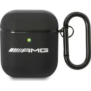 Mercedes Amg Leather Big Logo - Etui Airpods Czarny  Ama2Slwk 136291-Uniw 3666339069261 Amg00047-0