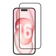 Mocco Full Face / Glue Tempered Glass Aizsargstikls Pilnam Ekrānam Apple iPhone 16 Plus Mc-Fg-Iph-16Pl-Bk 4752168137819  Joinedit62388187 aizsardzība ekrānam mobilajiem telefoniem