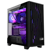 Modecom Case Volcano Perun Apex Argb Midi Black  At 4F 10 000000 000 At-Perun-4F-Argb-10-000000-0002 Datora korpuss