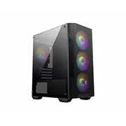 Msi Mag Forge M100A computer case Micro Tower Black  Transparent 306 7G20A21 809 Magforgem100A Datora korpuss