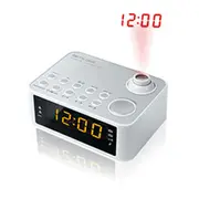 Muse Clock radio  M-178Pw White 0.9 inch amber Led with dimmer 3700460203542 M178Pw radiopulksteņi
