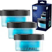 Philips Quick Clean Pod Cartridge Cc13/50 3-Pack cleaning cartridges for electric shaver heads  13819228 Phicc1350 3Szt vīriešu skuvekļu piederumi