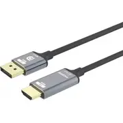 Premiumcord cable Displayport 1.4 to Hdmi2.1  pro 8K60Hz 4K144Hz 2M 8592220023171 kportadk05-02 kabelis video audio
