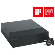 Protective Tv extension cable 4X2PZ  4X2P 2M black 049430 elektrības pagarinātājs