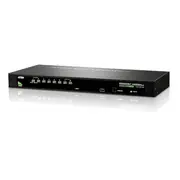 Przelacznik Aten 8/1 Usb Ps/2 Osd 19 Cs-1308  Cs1308 Kvm komutators