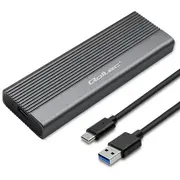 Qoltec Enclosure for Ssd M.2 drive Sata Ngff Usb C 52267  5901878522678 cietā diska korpuss