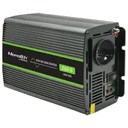 Qoltec Monolith power adapter/inverter Auto 2000 W Black  51938 Strāvas pārveidotājs Power Inverter