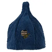 Sauna Hat With Bucket Pic Blue Cotton 4779023543110  Joinedit61281117 Dārza mēbeles