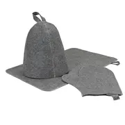 Sauna Set Flammifera Met/Hat/Gloves Rs119 4772013333715  Joinedit61273486 Dārza mēbeles