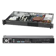 Server Chassis 1U 200W Black/Cse-510-203B Supermicro  Cse 510 203B Serveru aksesuāri