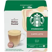 Starbucks Nescafe Dolce Gusto Caffe Latte Capsules 12 pcs. 7613039853153  piederumi kafijas automātiem