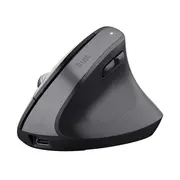 Trust Bayo Ergonomic Wireless Mouse Black 25146  8713439251463