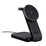 Trust Viro 3-In-1 Wireless Magnetic Charge Stand  Qi melna - Bezvadu ladetajs 25464 telefons