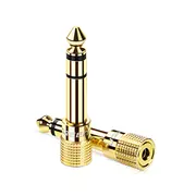 Ugreen 20503 Adapter 6.5 mm jack to 3.5 mini Golden  6957303825035 20503-Ugreen Ugreen/20503 adapteris