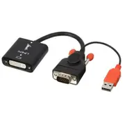Vga an Dvi-D Konverterkabel  Usb powered 38184 adapteris
