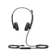 Yealink Uh34 Lite Dual Uc - Headset On-Ear kabelgebunden Usb Schwarz für Sip-T43  T46 T48 T53 T54 T57 Vp59 T58 1308049 austiņas