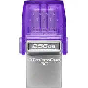 256Gb Dt Microduo 3C 200Mb/S/Dual Usb-A  Usb-C 0740617328110 Dtduo3Cg3/256Gb