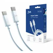 3Mk Hyper Usb-C - 2.0M 100W bialy  5903108464543