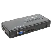 60614H Schwarz Tastatur/Video/Maus Kvm-Switch  Kvm komutators