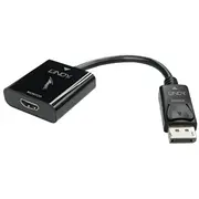 Adapteris - Lindy Displayport 1.2 į Hdmi 4K 60Hz Aktyvus Konverteris  3840X216060Hz 100 mm Juodas 41068 4002888410687 Joinedit74280002 kabelis video audio