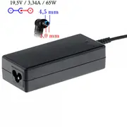 Akyga 19.5V 3.33A 65W 4.5X3.0 pin Hp Ak-Nd-25  Ak Nd 25 portatīvo datoru lādētājs