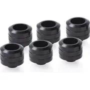 Alphacool Eiszapfen Pro 16Mm Hardtube Fitting G1 / 4 - Deep Black Sixpack  connection 17477 Wasc-450 ūdens dzesēšanas sistēmas piederumi
