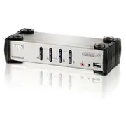 Aten Cs1734B 4-Port Usb / Ps2 Vga Kvm Switch  Cs-1734B Cs1734B-At-G komutators