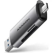 Axagon Cre-Sac External Usb 3.2 Gen1 Type-CType-A 2-Slot Sd/Microsd  Cre Sac Zucr-082 karšu lasītājs