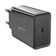 Baseus Ccfs-Sn01 tīkla lādētājs Usb-C / 20W 3A melns  Ccfs Sn01 6953156201699 Bsu2819Blk iekārtas