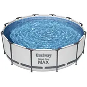Bestway Pool Steel Pro Max Set Round  366X100 cm 6942138982435 56418 Bestway-56418 Baseins