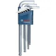 Bosch Allen Hex Key Set 9 pc  1600A01Th5 1.600.A01.Th5