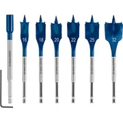 Bosch Expert - Bohrersatz für Holz  Spanplatte Weichholz 7 Stücke 25 mm 32 20 18 16 22 Länge 152 m 2608900334 1766251 2 608 900 334 B2608900334 Bo2608900334